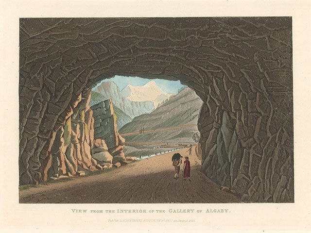 View from the interior of the Gallery of Algaby