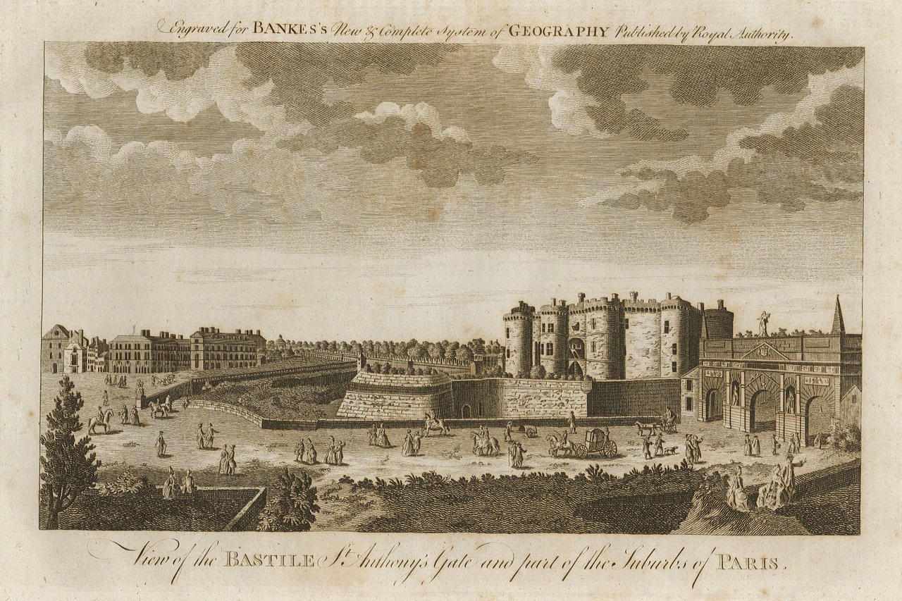 View of the Bastille St. Anthony's Gate and part of …