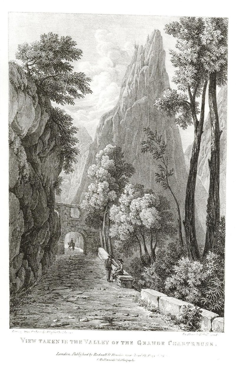 View taken in the Valley of the Grande Chartreuse