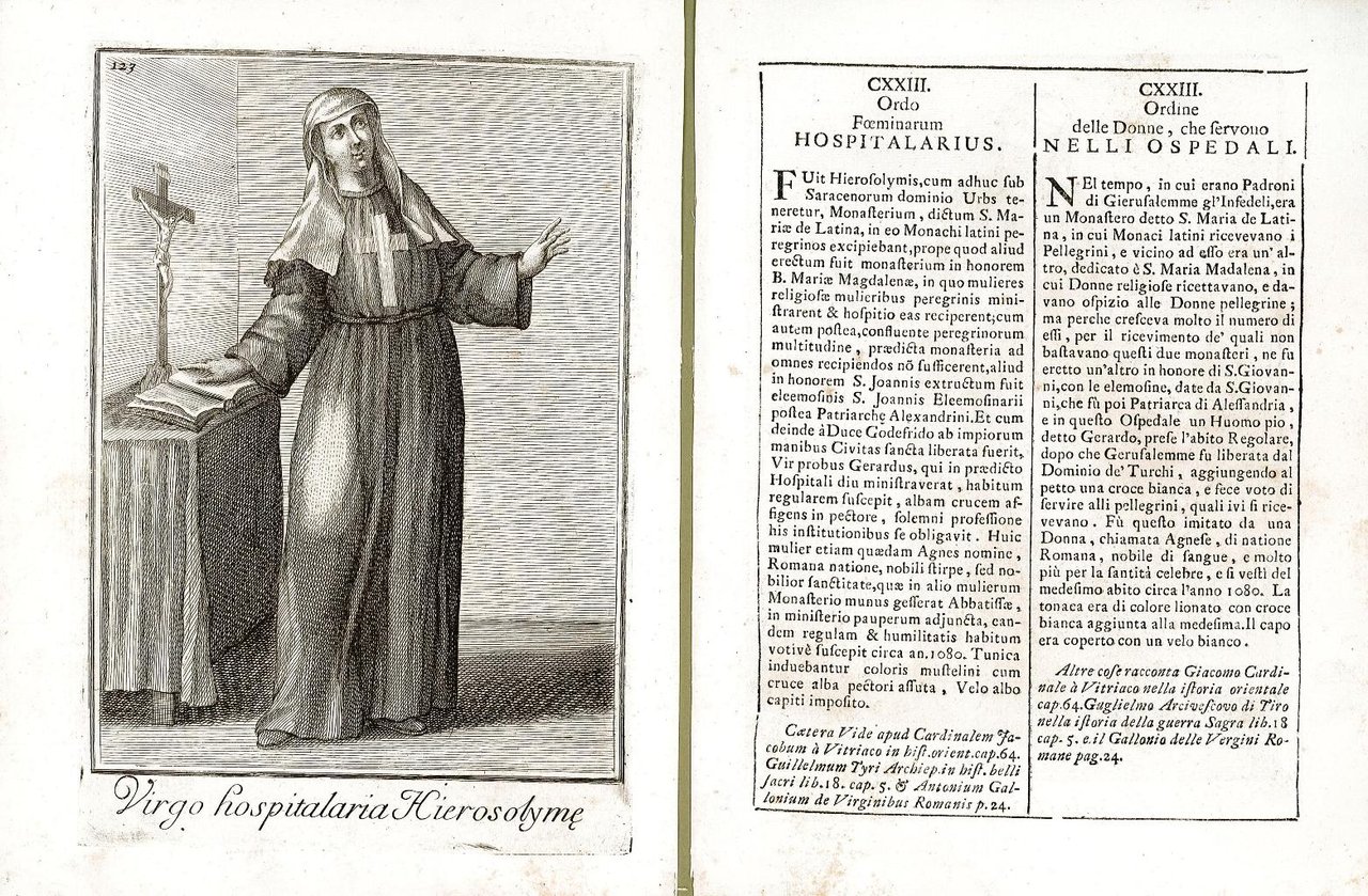 Virgo hospitalaria Hierosolyme