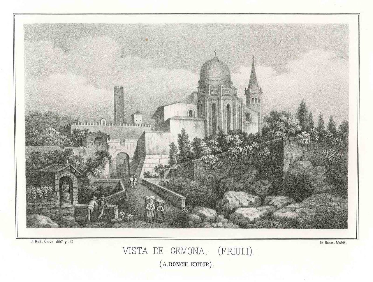 Vista de Gemona (Friuli)