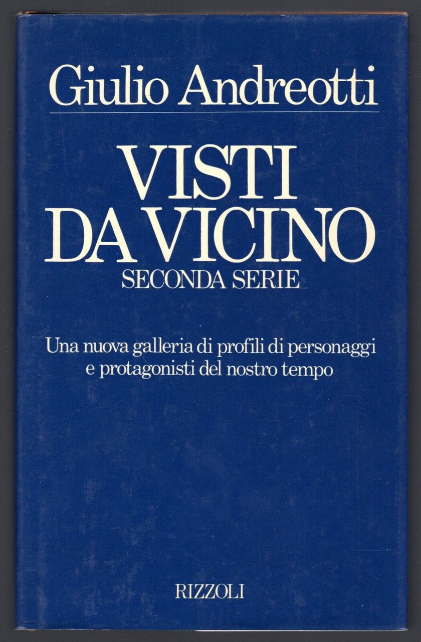 Visti da vicino. Seconda serie. Una nuova galleria di profili …