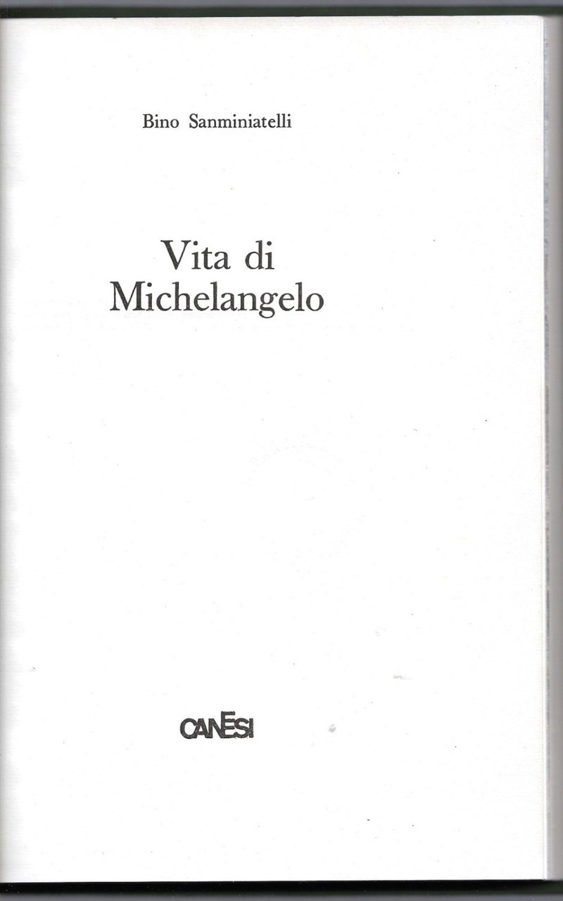 Vita di Michelangelo