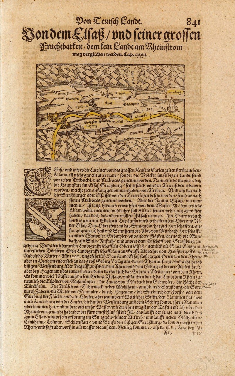 Von dem Elsass und seiner großen Fruchtbarkeit dem kein Lande …