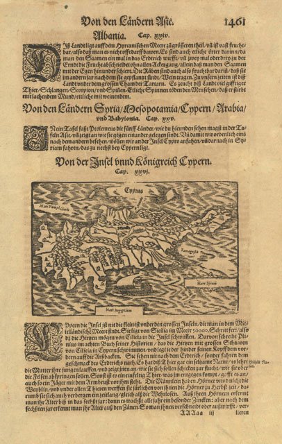 Von der Insel hnnd Konigreich Cypern