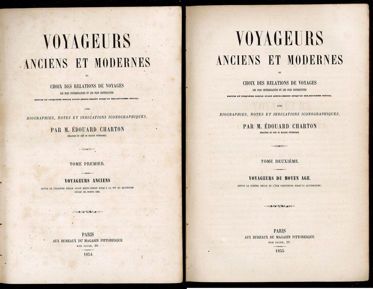 Voyageurs anciens et modernes ou choix des relations de voyages