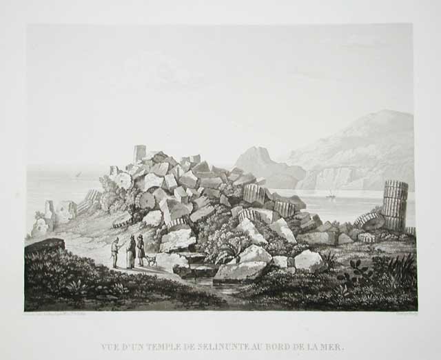 Vue d'un temple de Sélinunte au bord de la mer | Immagine principale