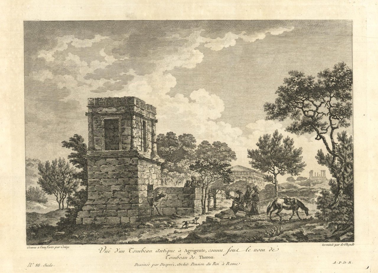 Vue d'un Tombeau antique a Agrigente connu sous le nom … | Immagine principale