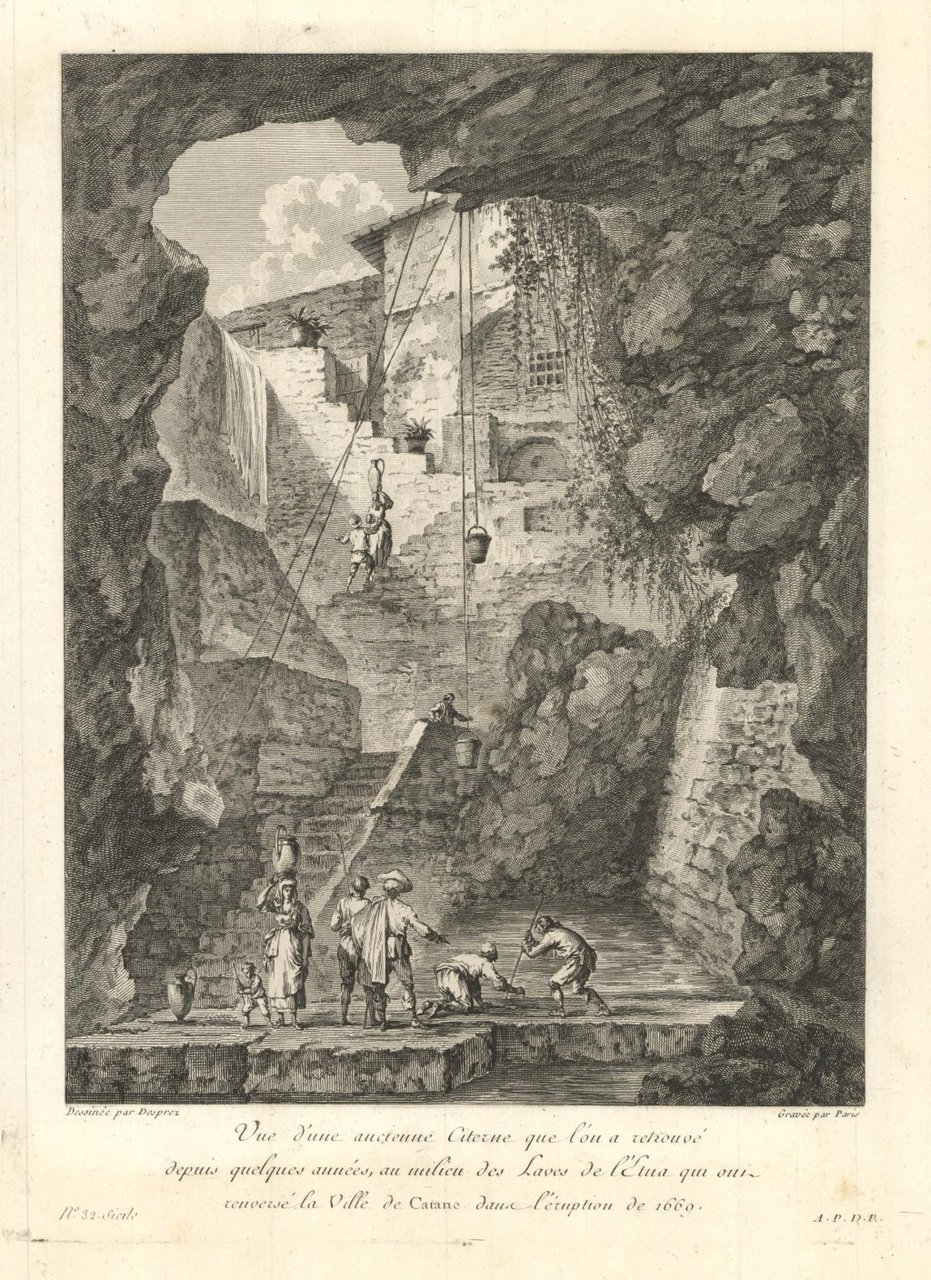 Vue d'une ancienne Citerne que l'ou a retrouvé depuis quelques …