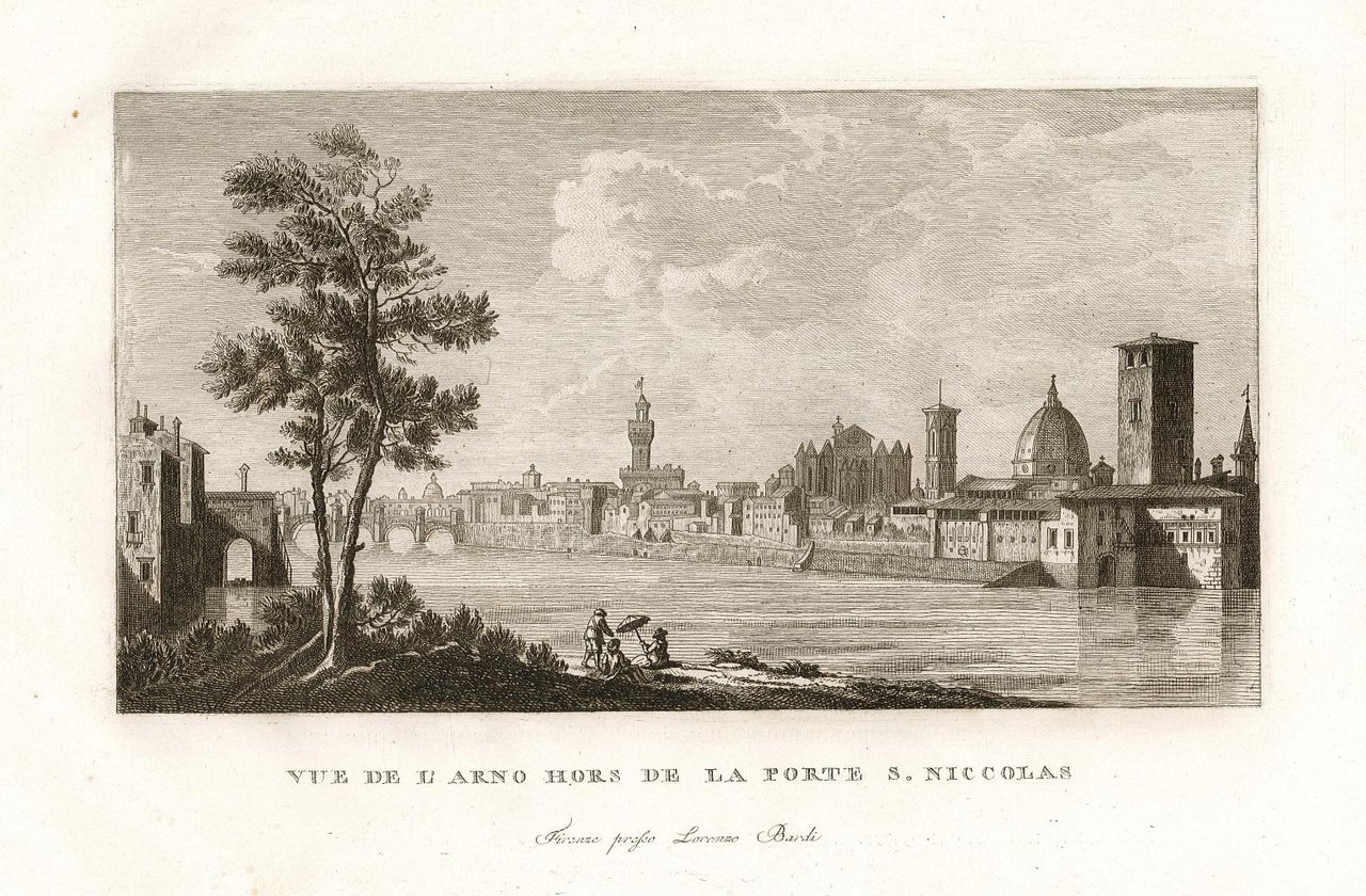 Vue de l'Arno hors de la Porte S. Niccolas | Immagine principale