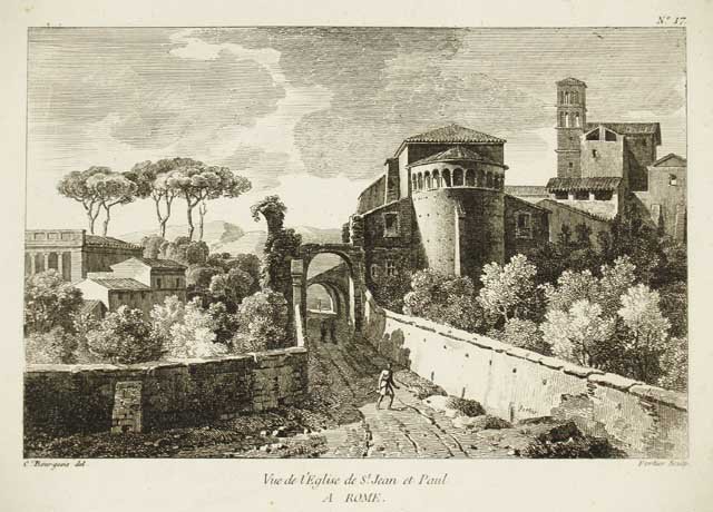 Vue de l'Eglise de S.t Jean et Paul a Rome