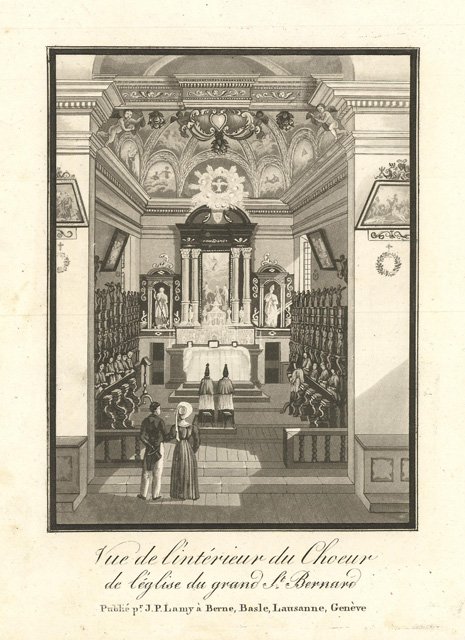 Vue de l'intérieur du Choeur de l'église du grand St. …