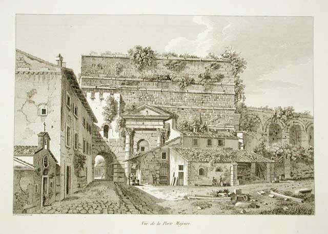 Vue de la Porte Majeure
