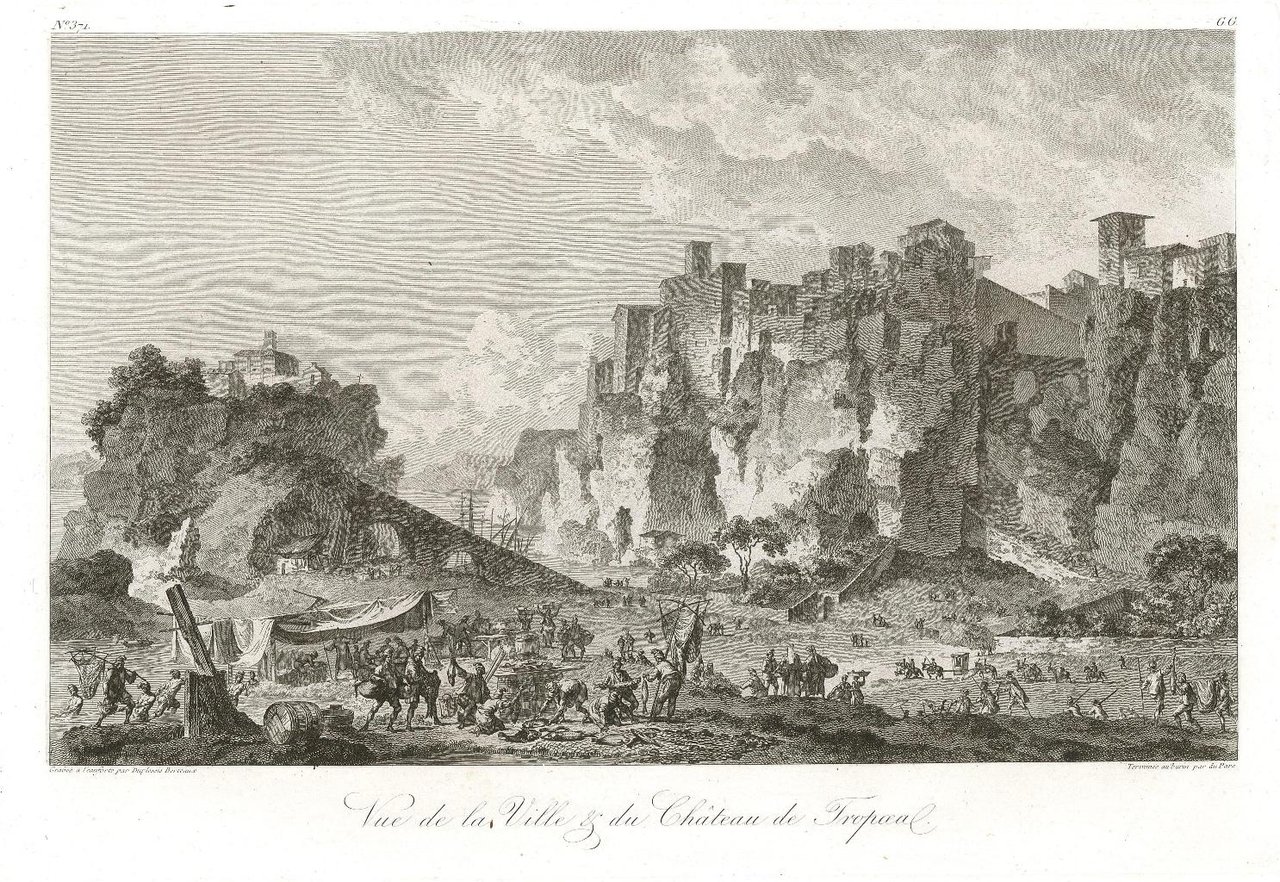 Vue de la Ville et du Chateau de Tropoea | Immagine principale