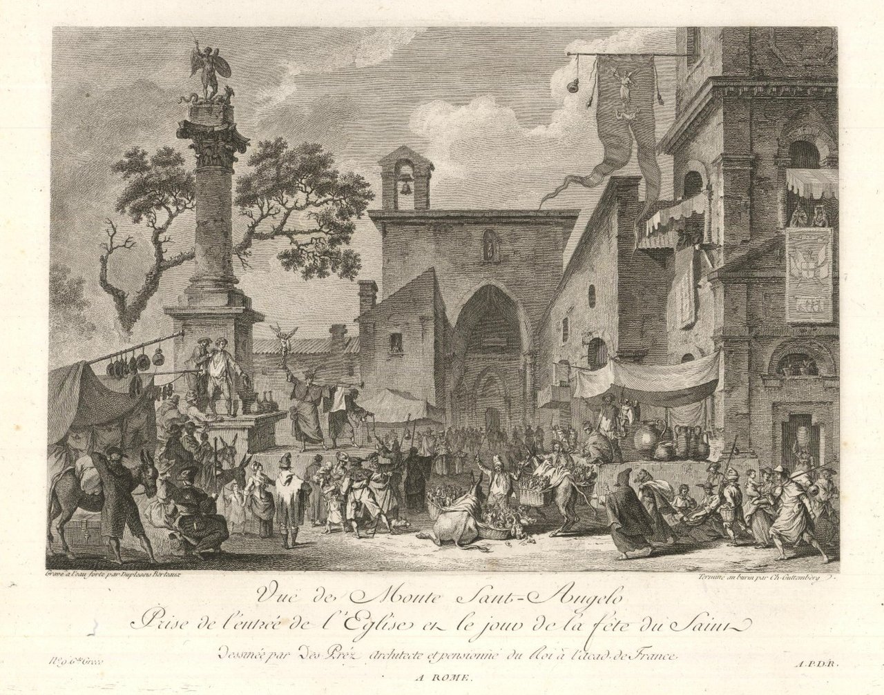 Vue de Monte Sant - Angelo prise de l'Entrée de …