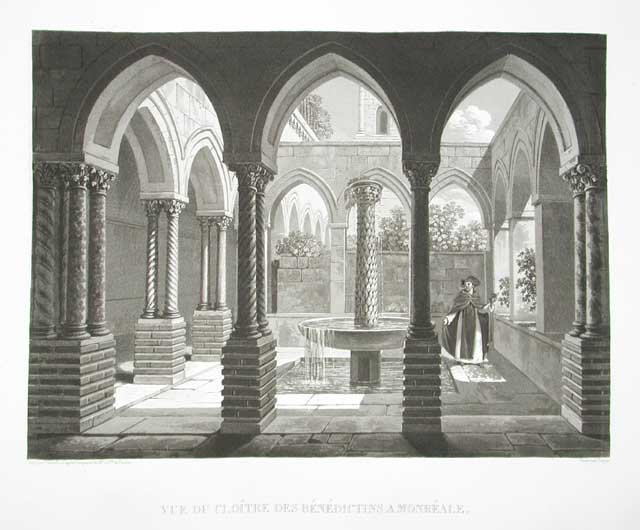 Vue du cloitre des Bénédictins a Monréal | Immagine principale
