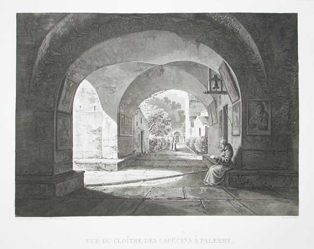 Vue du cloitre des Capucins a Palerme | Immagine principale