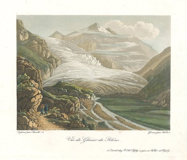 Vue du Glacier du Rhone