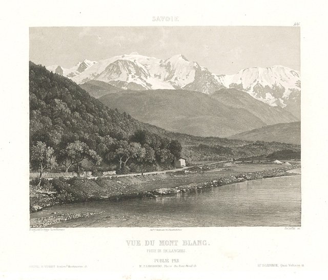 Vue du Mont Blanc - prise de Sallanches | Immagine principale