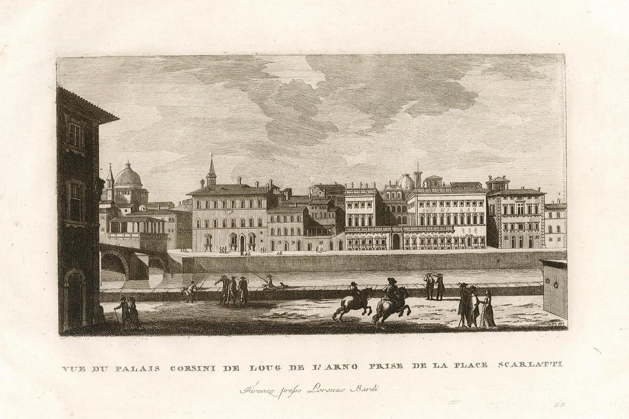 Vue du Palais Corsini de loug de l'Arno prise de … | Immagine principale