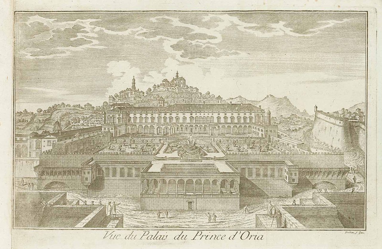 Vue du Palais du Prince d'Oria