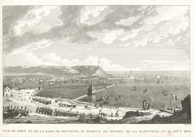 Vue du port et de la rade de Boulogne, au … | Immagine principale