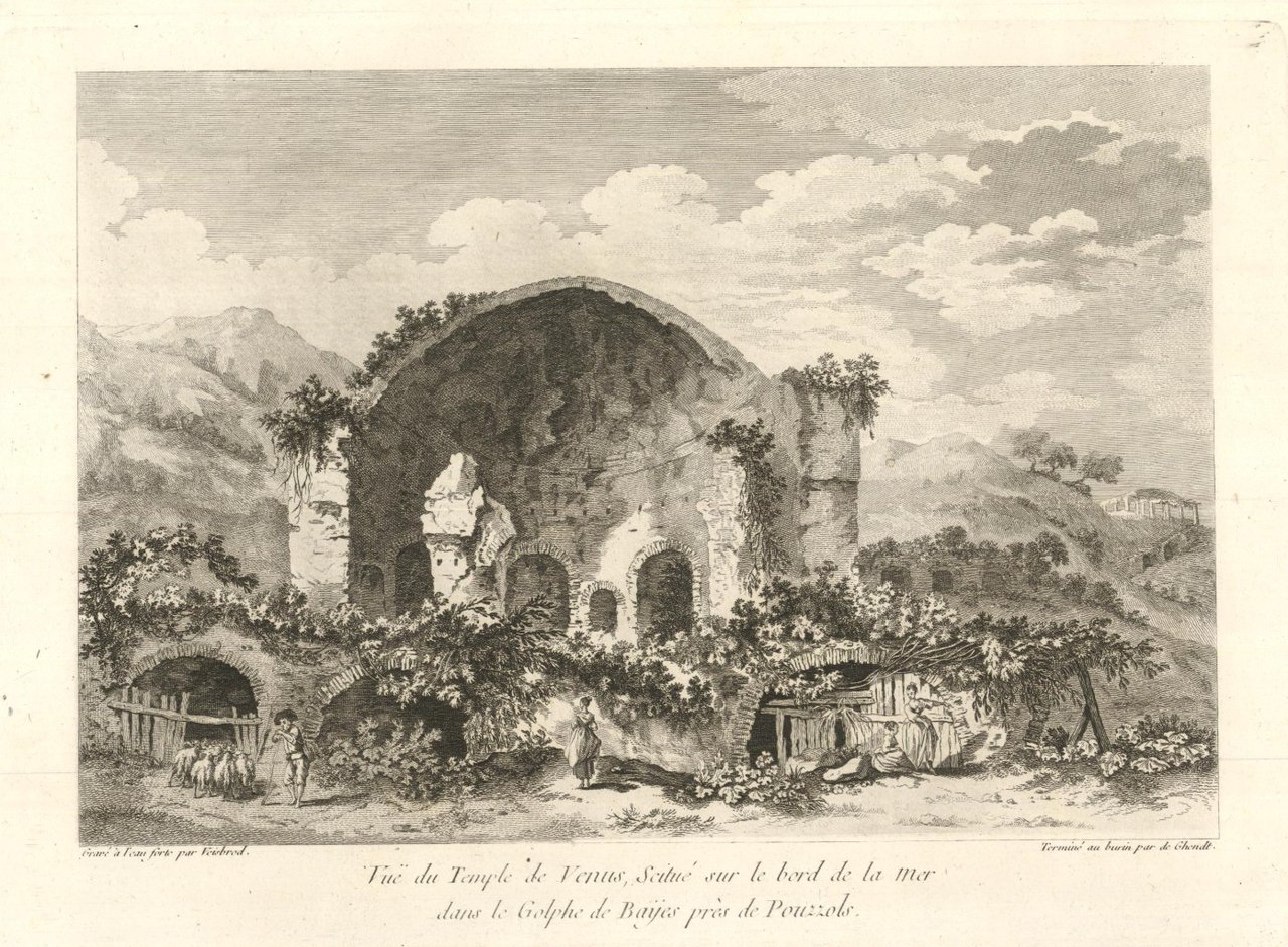 Vue du Temple de Venus, situè sur le bord de …