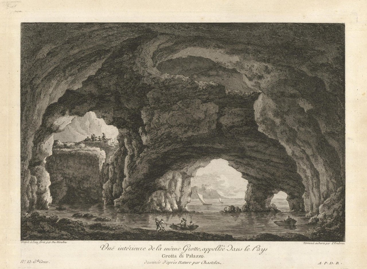 Vue intérieure de la méme Grotte, appellée dans le Pays …