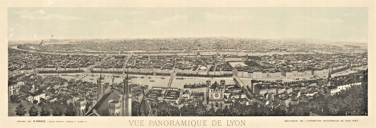 Vue panoramique de Lyon