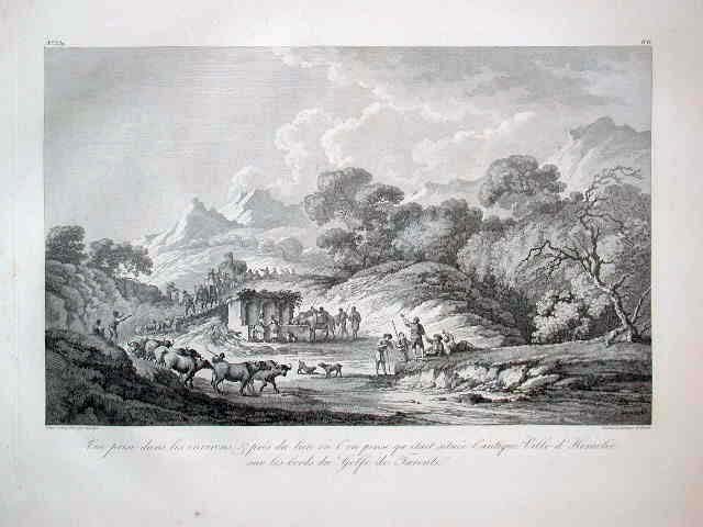 Vue prise dans les Environs et près du lieu .Heraclée …