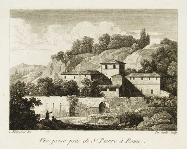 Vue prise près de St. Pierre à Rome