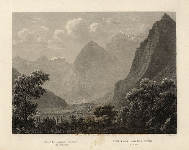 Vue vers Glaris près de Wessen