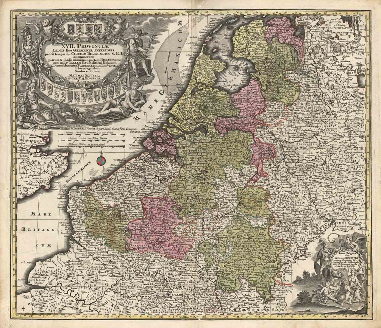 XVII Provinciae Belgii sive Germaniae Inferioris.