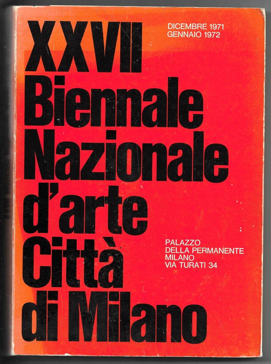 XXVII Biennale Nazionale d'arte Città di Milano