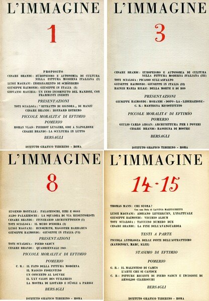 L'Immagine, Anno I e II, Numeri 1-16, 1947-1951. Tutto il …