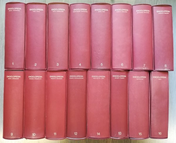 Enciclopedia Einaudi. 16 volumi
