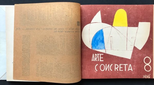 Raccolta della II serie del bollettino "arte concreta" n. 8-15, …