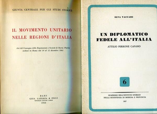Il movimento unitario nelle regioni d'Italia