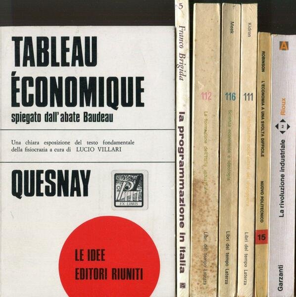 Tableau economique di Francois Quesnay spiegato dall'abate Nicolas Baudeau