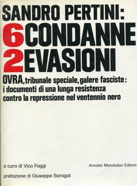 Sandro Pertini: sei condanne, due evasioni
