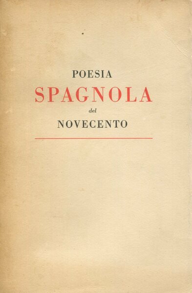 Poesia spagnola del Novecento