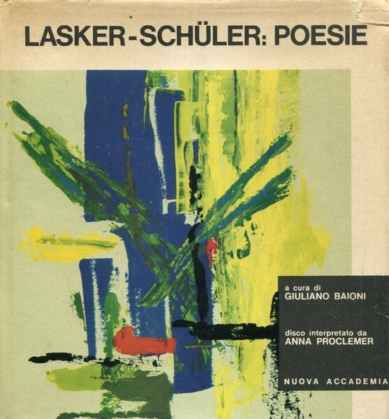 Lasker-Schuler: poesie