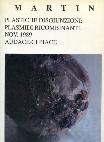Martin Pascà. plastiche disgiunzioni: plasmidi ricombinanti. Nov. 1989. Audace ci …
