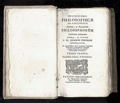 Institutiones philosophicae ad faciliorem Veterum, ac Recentiorum philosophorum lectionem comparatae | Immagine Gallery 3
