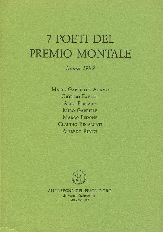 7 poeti del Premio Montale. Roma 1992 | Immagine principale