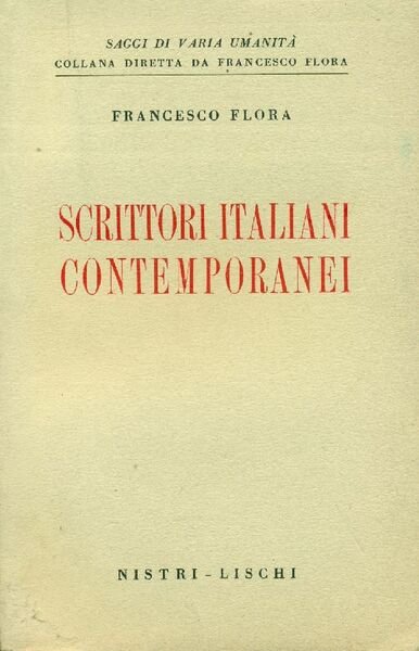 Scrittori italiani contemporanei