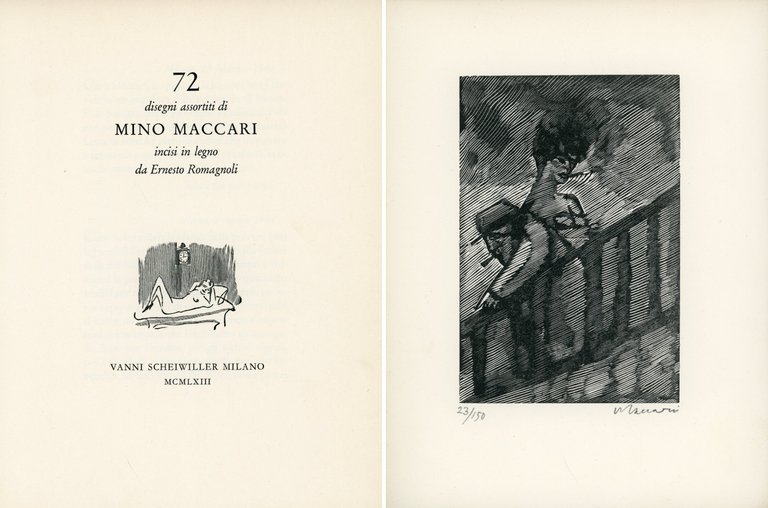 72 disegni di Maccari, assortiti, incisi in legno da Ernesto … | Immagine Gallery 1