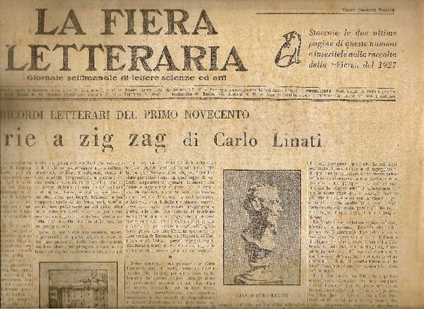 La Fiera Letteraria. 1928. Anno IV. n. 1-10, 13-25, 27-53