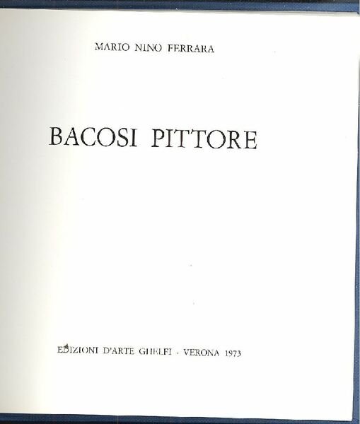 Bacosi Pittore