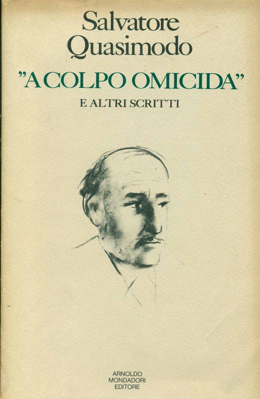 ''A colpo omicida'' e altri scritti | Immagine principale
